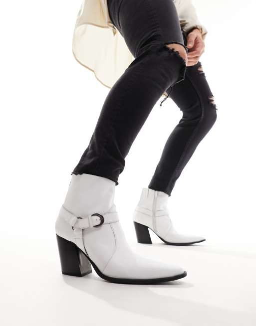 White ankle boots outlet asos