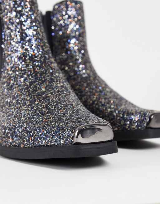 Sequin store chelsea boots