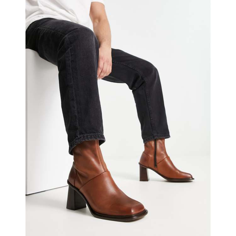 Asos tan shop chelsea boots