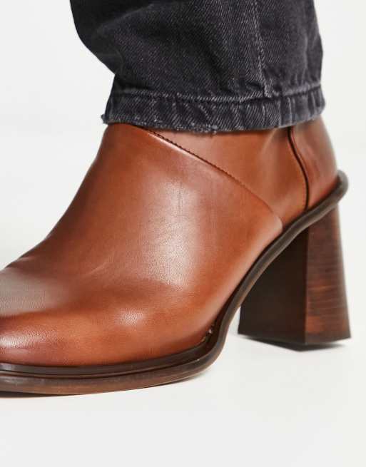 Asos brown cheap ankle boots