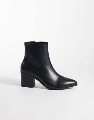Asos Design Heeled Chelsea Boots In Black