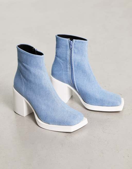 Asos on sale blue boots