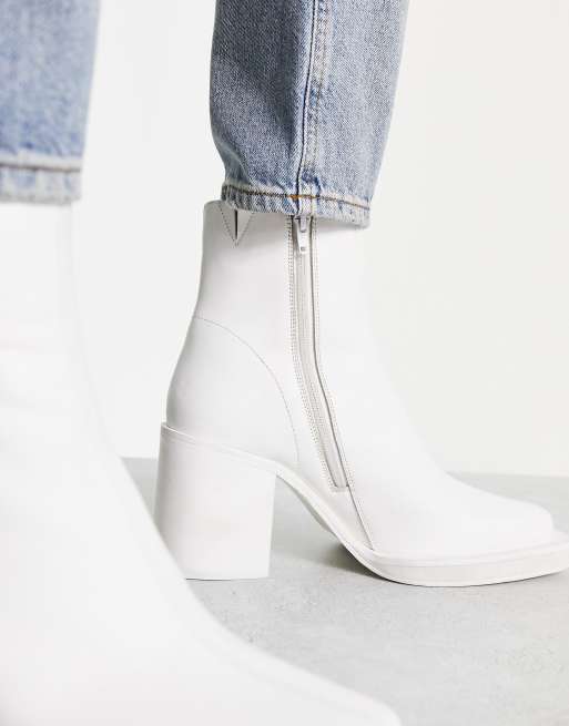 Asos cheap white booties