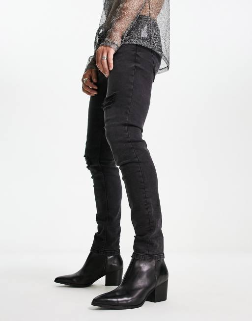 Asos heeled chelsea clearance boots