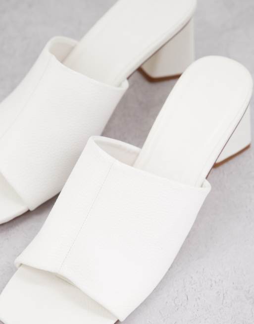 Asos store white mules