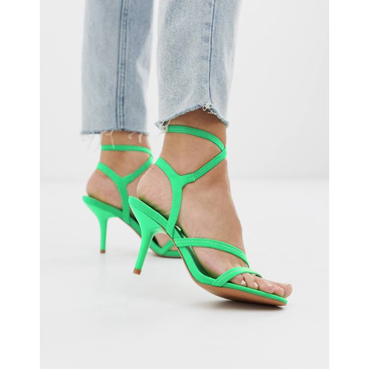 Asos store neon heels