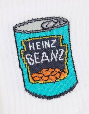 Asos Design Heinz Beans Socks In Multi