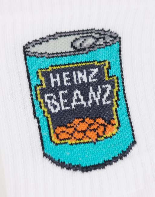 ASOS DESIGN Heinz Beans sokker i mutli, 2 af 3