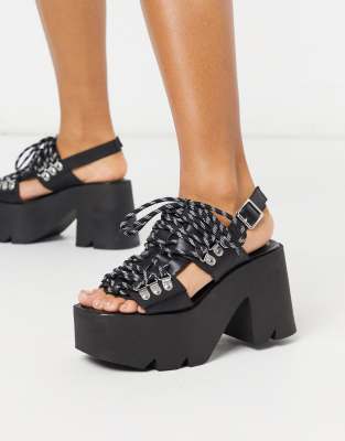 asos chunky heels