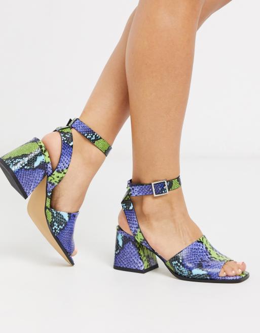 Asos snake outlet heels