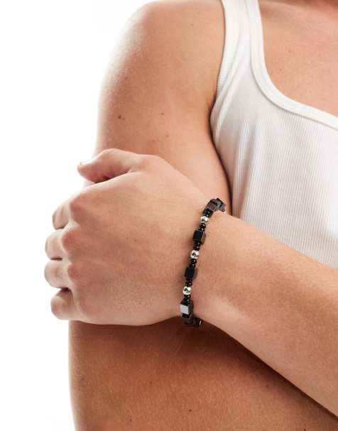 Men s Bracelets Shop Men s Leather Bracelets Online ASOS