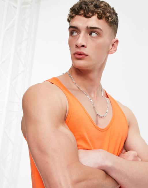 ASOS DESIGN - Hemd in oranje