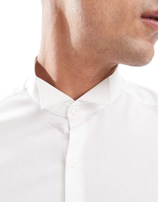 ASOS DESIGN – Hemd in Weiß mit regulärer Passform, 2 von 4