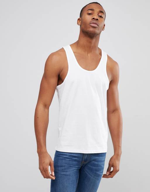 ASOS DESIGN - Hemdje in wit