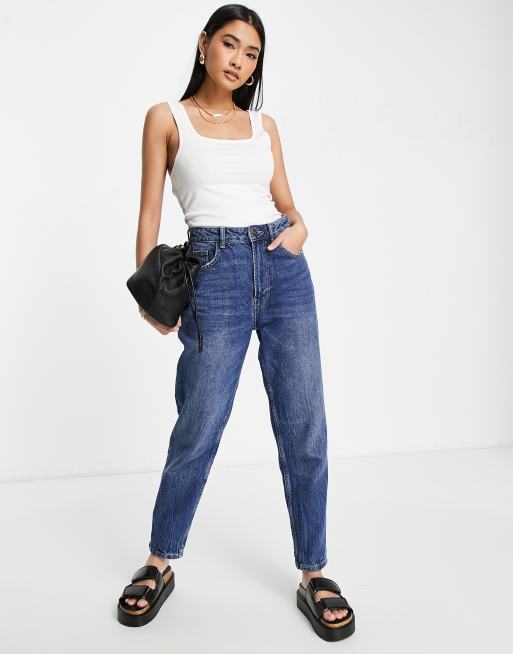 ASOS DESIGN - Hemdje met lage ronde voor- en achterkant in wit, 4 van 4