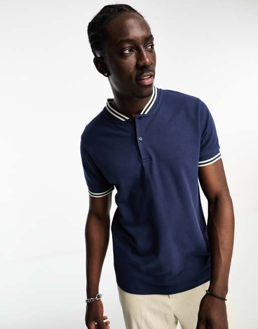 Henley best sale polo shirts