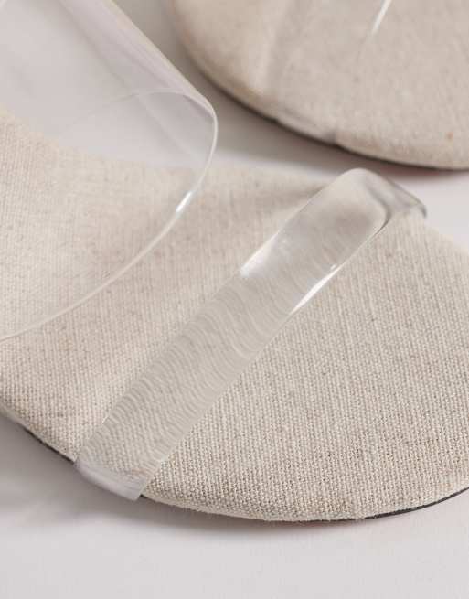 ASOS DESIGN - Hennie - Sandales compensées mi-hautes à pois avec double bride, 2 de 4