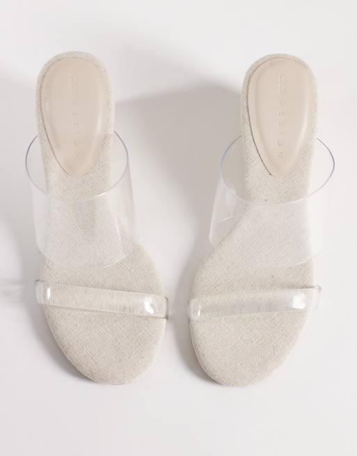 ASOS DESIGN - Hennie - Sandales compensées mi-hautes à pois avec double bride, 3 de 4