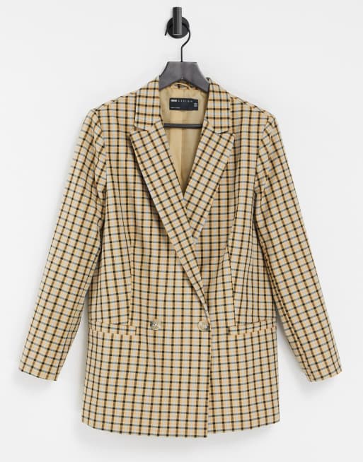 ASOS DESIGN – Heritage-rutig kostym, 2 av 3
