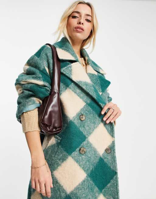 Asos on sale check coat