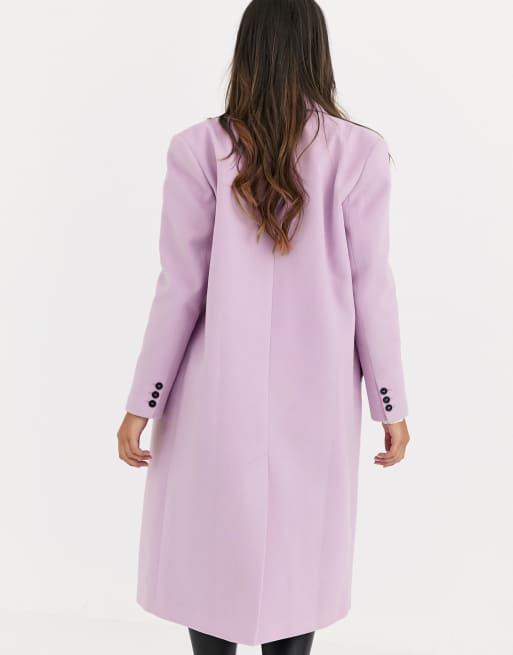 Asos lilac outlet coat