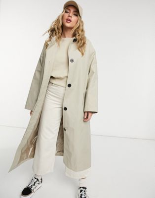 Femme Hero - Trench-coat oversize coupe boyfriend - Taupe