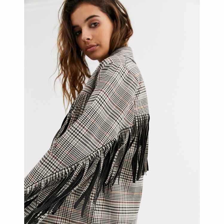 Mens fringe shop jacket asos