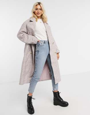 asos herringbone coat