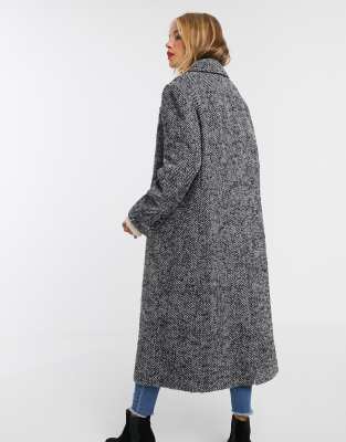 asos herringbone coat