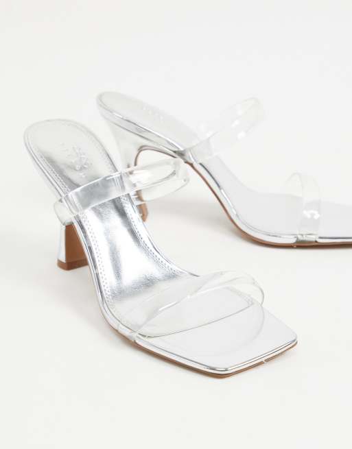 Asos transparent cheap heels