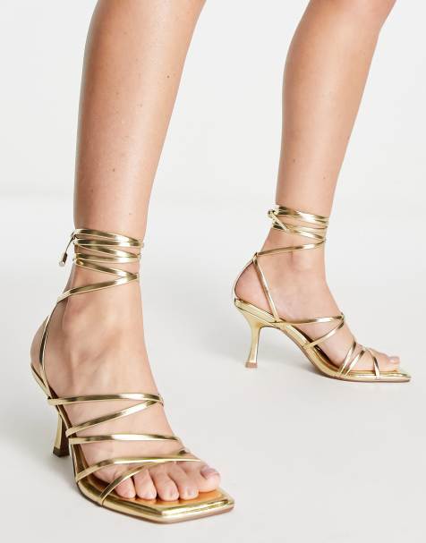 Gold Heels for Women | ASOS