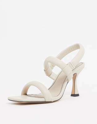 asos white sandals heels