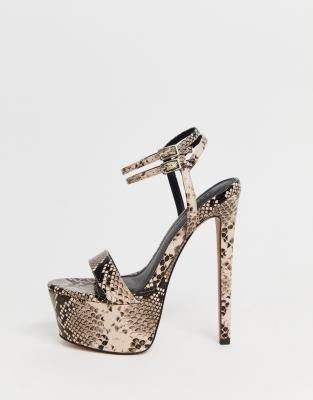 asos snakeskin sandals