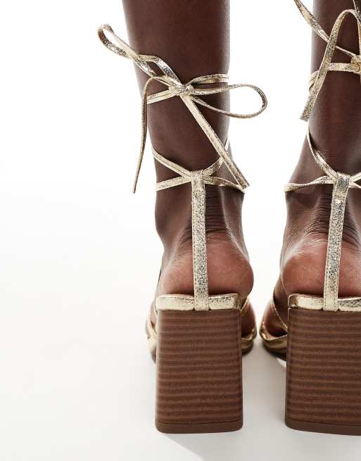 Asos tie up heels sale