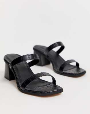 black block mules