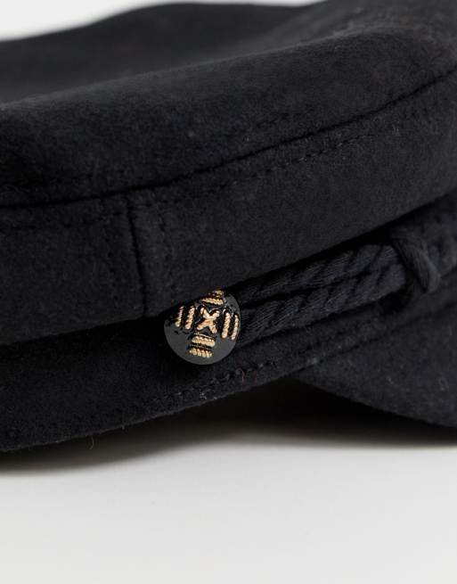 ASOS DESIGN high crown wool baker boy hat, 3 of 4