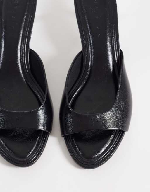 ASOS DESIGN – High-five – Svarta skor med taxklack och öppen häl, 2 av 4