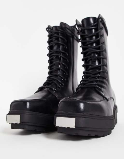 Asos calf outlet boots