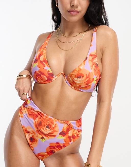 High waisted bikini hot sale set asos