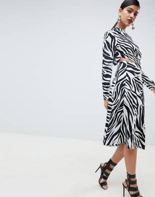 asos zebra print