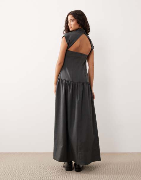 Gray Maxi Dresses | Shop at ASOS