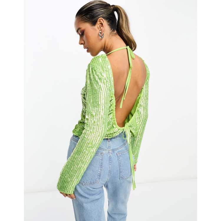 トップス Lig. hem design tops 203221871-1-green?$n_750w$&wid