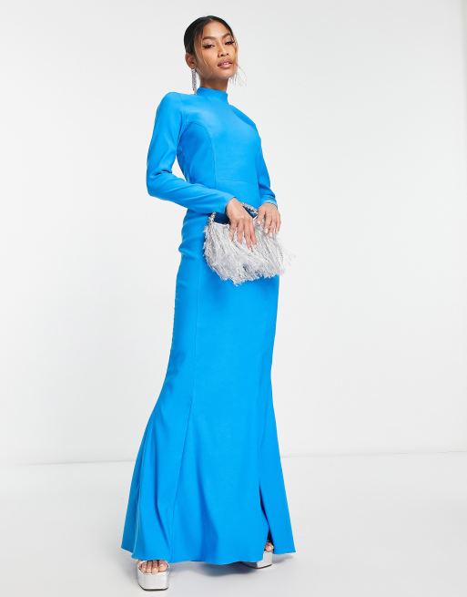 Royal blue clearance long maxi dress