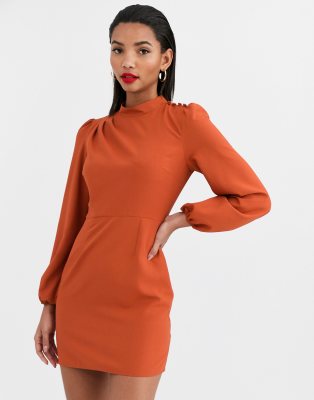 asos high neck dress