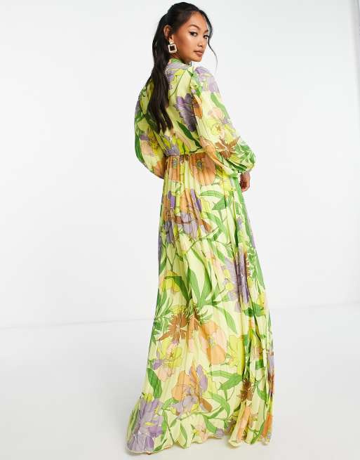 Long sleeve 2025 summer maxi dress