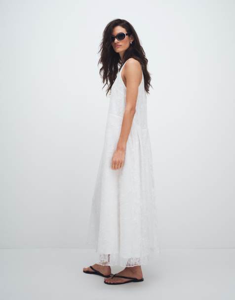 asos white formal dress ASOS DESIGN draped one shoulder satin wedding maxi dress in white