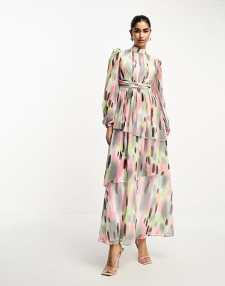 Buy Felice Floral Maxi Dress from Niswa Fashion