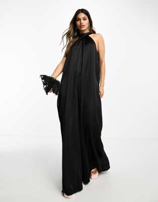 Shop ASOS DESIGN high neck satin jumpsuit Online – Trendy & Affordable Fashion