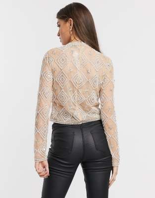 asos embellished top