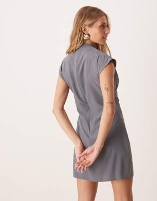 sleeves long dress Long Sleeve High Neck Long Dress Long Dress White / S